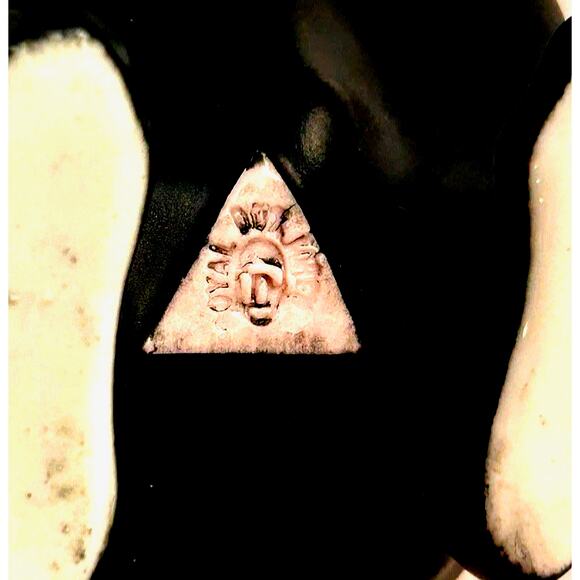 RARE!!  Royal Dux Bohemia Porcelain Boxer Dog Figurine Matte Black Czech ArtDeco - Picture 7 of 7